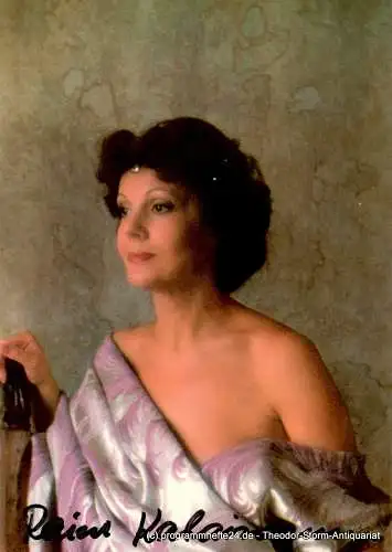 Autogrammkarte Raina Kabaivanska ( Opernsängerin ), signiert