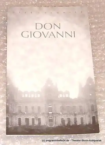 Städtische Theater Chemnitz, Neppl Carla: Programmheft Wolfgang Amadeus Mozart Don Giovanni  Theater Chemnitz 1997. 