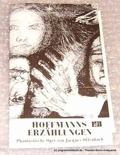 Städtische Theater Chemnitz, Leimert Volkmar: Programmheft Jacques Offenbach Hoffmanns Erzählungen Spielzeit 1992/93. 