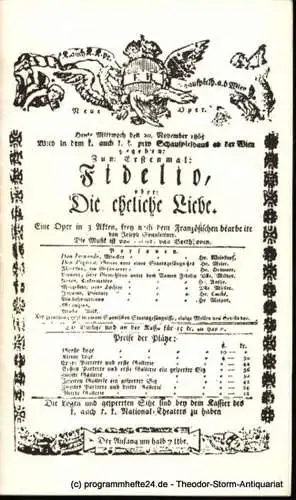 Städtische Theater Karl-Marx-Stadt, Gerhard Meyer, Leimert Volkmar: Programmheft Ludwig van Beethoven Fidelio  Premiere am 26. März 1977 Spielzeit 1976 / 77. 