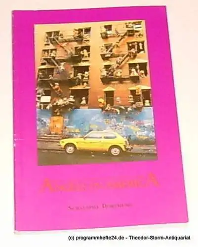 Theater Dortmund, Horst Fechner, Eifler Thomas: Programmheft Tony Kushner Angels in America. Teil Eins: Die Jahrtausendwende naht Premiere 14. Mai 1994. 