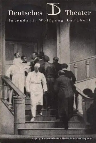 Deutsches Theater. Staatstheater. Intendant Thomas Langhoff, Klipphardt Heinar: Programmheft Alexander Kornejtschuk Der Chirurg Spielzeit 1951 / 52 Heft 4. 