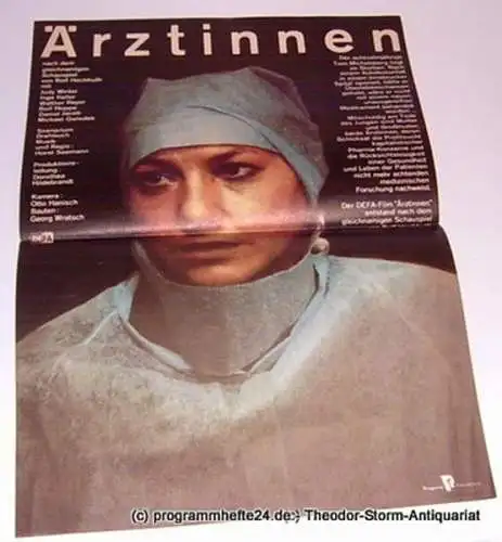 Filmplakat Ärztinnen. Nach dem gleichnamigen Schauspiel von Rolf Hochhuth