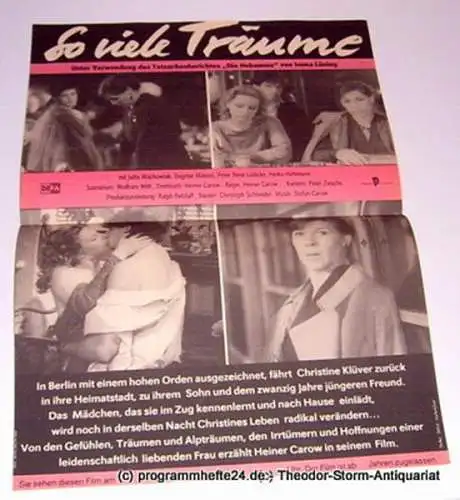 Filmplakat So viele Träume
