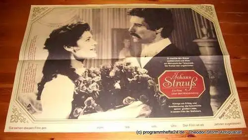Filmplakat Johann Straß. Ein Film über den Walzerkönig