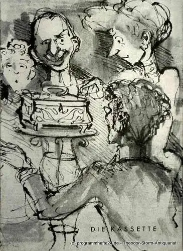 Theater am Kurfürstendamm. Haus der Freien Volksbühne: Programmheft Die Kassette von Carl Sternheim. Theo Lingen, Bruni Löbel 1959. 