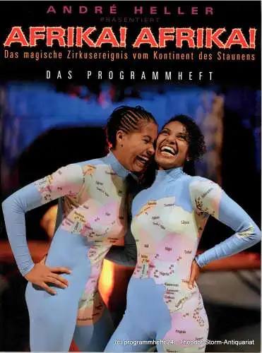 Artkomm, Artevent, Andre Heller: Programmheft AFRIKA! AFRIKA! Andre Heller. 
