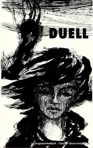 Theater der Jungen Generation, Rolf Büttner, Monika Mehnert: Programmheft DUELL von Mar Baidshijew. Premiere 26. April 1969. Spielzeit 1968 / 69. 