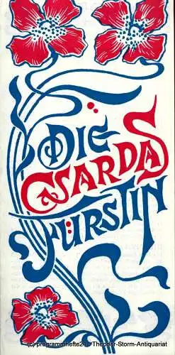 Stadttheater Freiberg, Rosemarie Dietrich, Manfred Claus: Programmheft Die Csardasfürstin. Stadttheater Freiberg 1979. 