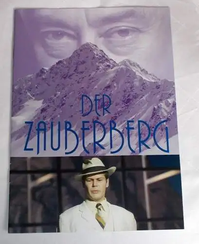 Euro-Studio, Joachim Landgraf, Birgit Landgraf, Christa-Renate Thutewohl: Programmheft Der Zauberberg von Thomas Mann. Euro-Studio Landgraf 2005. 