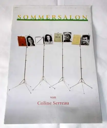 Euro-Studio, Joachim Landgraf, Fred Berndt, Zoltan Labas: Programmheft Sommersalon von Coline Serreau. Premiere 6.11.2001 Stadttheater Amberg. 