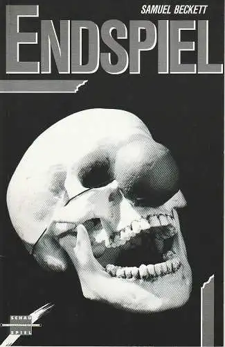 Nationaltheater Mannheim, Arnold Petersen, Ralf Waldschmidt: Programmheft Samuel Beckett ENDSPIEL Nationaltheater Mannheim 1989. 