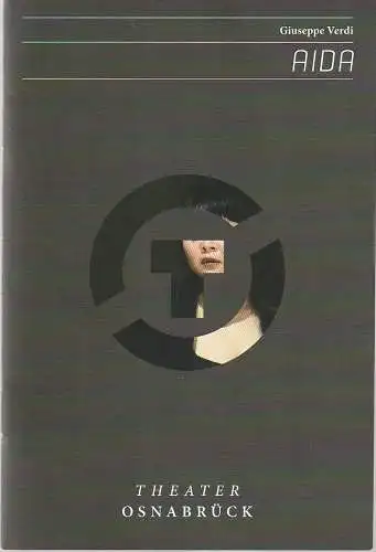 Theater Osnabrück, Städtische Bühnen Osnabrück, Dr. Ralf Waldschmidt, Kathrin Liebhäuser, Jörg Landsberg ( Probenfotos ): Programmheft Giuseppe Verdi AIDA Theater Osnabrück 2012. 