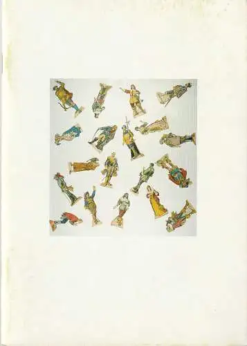 Nationaltheater Mannheim, Helmut Herbst, Hans-Dieter Mück: SCHILLER EN MINIATURE - PAPIERTHEATER Ausstellung Nationatheater Mannheim 1992. 