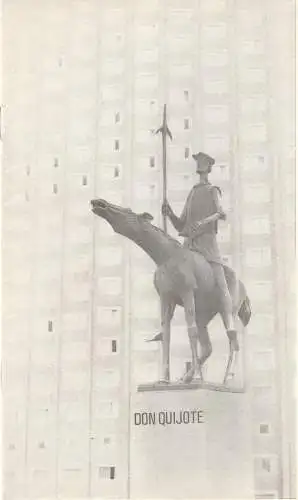 Städtische Theater Karl-Marx-Stadt, Gerhard Meyer, Manfred Patzschke, Sieglinde Gemarius de Kepper, Florian Morgenstern: Programmheft Jewgeni Schwarz DON QUIJOTE Theater Karl-Marx-Stadt 1983. 