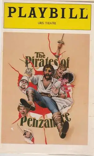 Playbill, URIS THEATRE: Programmheft THE PIRATES OF PENZANCE June 1981 Playbill, URIS THEATRE. 