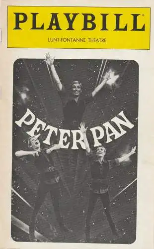 Playbill, LUNT-FONTANNE THEATRE: Sandy Duncan as PETER PAN December 1980 Playbill, LUNT-FONTANNE THEATRE. 