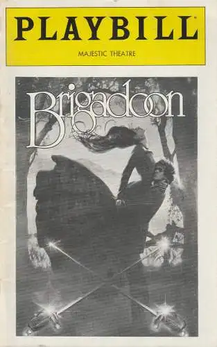 Playbill, MAJESTIC THEATRE: Lerner and Loewe´s BRIGADOON December 1980 Playbill, MAJESTIC THEATRE. 