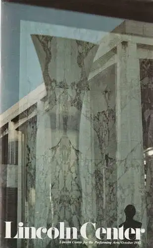 Metropolitan Opera, Lincoln Center: Programmheft MAHLER 8TH SYMPHONY Avery Fisher Hall October 30 1982. 