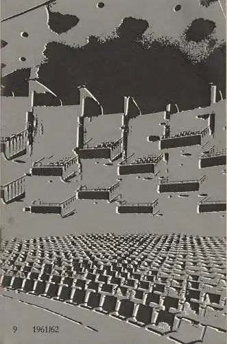 Bühnen der Stadt Köln, Oscar Fritz Schuh, Willy Fleckhaus, Dietmar Dünhöft und Lieselotte Strelow (  Portrait-Photos ): Programmheft FÜNFTER BALLETT-ABEND  31. Mai 1962 Spielzeit 1961 / 62 Heft 9. 