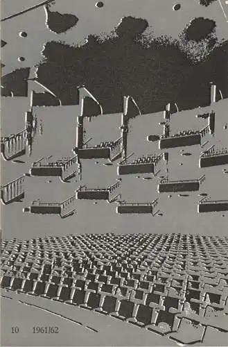 Bühnen der Stadt Köln, Oscar Fritz Schuh, Willy Fleckhaus, Dietmar Dünhöft und Lieselotte Strelow (  Portrait-Photos ): Programmheft Giacomo Puccini TOSCA Premiere 2. Juli 1962 Spielzeit 1961 / 62 Heft 10. 