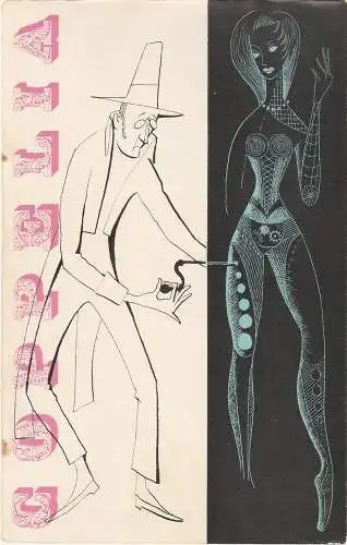 Deutsche Staatsoper Berlin, Albert Burkat, Hainer Hill, Frans Haacken: Programmheft Leo Delibes COPPELIA 29. Januar 1959. 