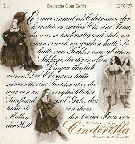Deutsche Oper Berlin, Siegfried Palm: Deutsche Oper Berlin Spielzeit 1976 / 77 Heft 6 März Therese. 