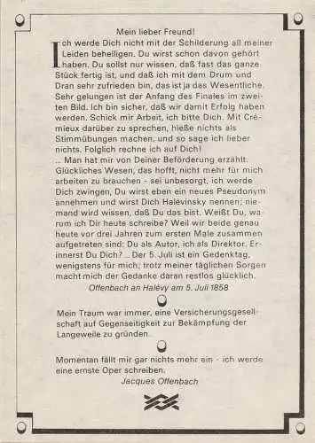 Metropol Theater, Hans Pitra, Rainer Northmann, Gruppe 4 /Gisela Röder: Programmheft Jacques Offenbach ORPHEUS IN DER UNTERWELT Spielzeit 1976 / 77. 