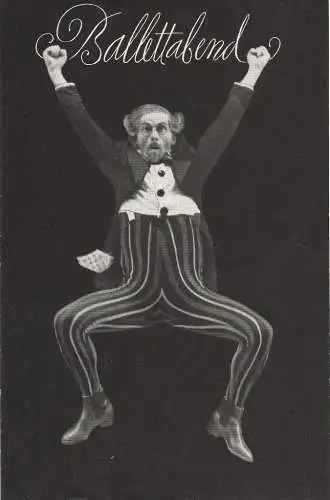 Metropol Theater, Hans Pitra, Kurt Damies, Thomas Schleusing, Horst E. Schulze ( Fotos ): Programmheft BALLETTABEND Metropol Theater 1964. 