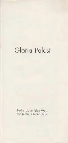 Studentenbühne des Theaterwissenschaftlichen Instituts der Freien Universität Berlin: N. Machiavelli MANDRAGOLA  Gloria-Palast Berlin-Lichterfelde Studentenbühne 1950. 