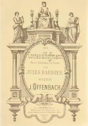 Stadttheater Giessen, Reinald Heissler-Remy, Jo Straeten, Thomas Lang: Programmheft Jacques Offenbach LES CONTES D'HOFFMANN Spielzeit 1980 / 81 Heft 14 ( V ). 