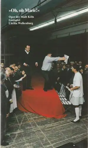 Bühnenspielgemeinschaft im Kölner Männer Gesang Verein, Marion Grundmann, Fritzdieter Gerhards, Stefan Odry (Probenfotos): Programmheft Marion Grundmann / Fritzdieter Gerhards OH OH MARIE Premiere 21. Januar.. 