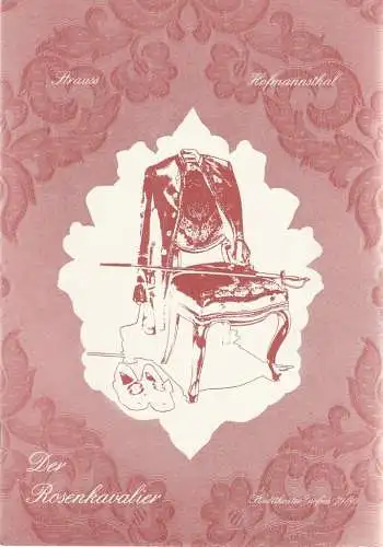 Stadttheater Giessen, Reinald Heissler-Remy, Thomas Lang, Christel Schmidt und Archiv (Fotos): Programmheft Richard Strauss Der Rosenkavalier Spielzeit 1979 / 80 Heft 3. 