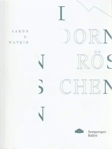 Staatsbetrieb Sächsische Staatstheater Staatsoper Dresden, Wolfgang Rothe, Katharina Riedeberger, Johann Casimir Eule, Christoph Köhler, Matthias Creutziger (Fotos): Programmheft SEMPEROPER BALLETT  Pjotr I. Tschaikowsky DORNRÖSCHEN.. 