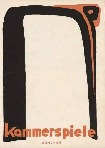 Münchner Kammerspiele, August Everding, Ivan Nagel, Peter Stein, Wolfgang Zimmermann, Hildegard Steinmetz (Szenenfotos): Programmheft Ben Jonson DER ALCHEMIST Münchner Kammerspiele 1967. 