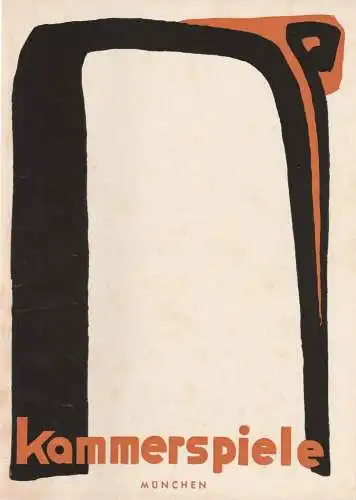 Münchner Kammerspiele, August Everding, Ivan Nagel, Peter Stein, Wolfgang Zimmermann, Hildegard Steinmetz (Szenenfotos): Programmheft Frank Wedekind MUSIK Münchner Kammerspiele 1965. 