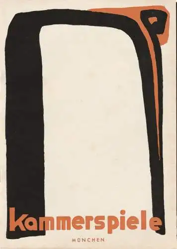 Münchner Kammerspiele, August Everding, Ivan Nagel, Peter Stein, Wolfgang Zimmermann, Hildegard Steinmetz (Szenenfotos): Programmheft Maxim Gorkij DIE LETZTEN Münchner Kammerspiele 1965. 