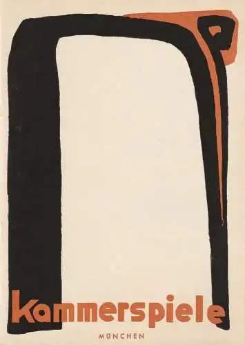 Münchner Kammerspiele, August Everding, Ivan Nagel, Peter Stein, Wolfgang Zimmermann, Hildegard Steinmetz (Szenenfotos): Programmheft Anouilh ARDELE oder DAS GÄNSEBLÜMCHEN Münchner Kammerspiele 1966. 