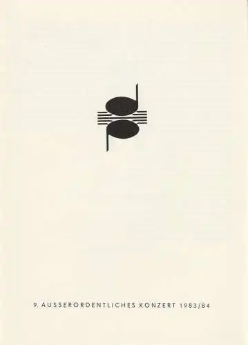 Dresdner Philharmonie, Herbert Kegel, Dieter Härtwig: Programmheft DRESDNER PHILHARMONIE   9. AUSSERORDENTLICHES KONZERT 1983 / 84 PORGY AND BESS 2. + 3. Juni 1984 Festsaal des Kulturpalastes Dresden. 