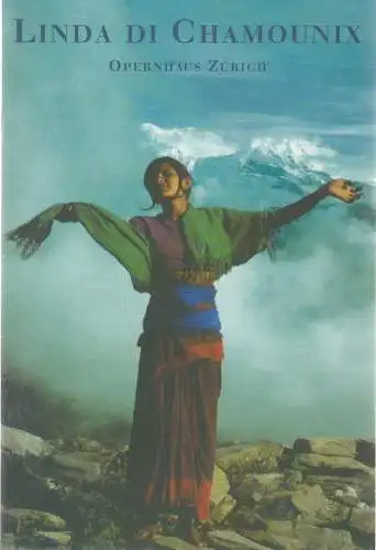 Opernhaus Zürich, Alexander Pereira, Veronika Schäfer, Markus Wyler, Peter Schlegel (Probenfotos): Programmheft Gaetano Donizetti LINDA DI CHAMOUNIX Wiederaufnahme 9. November 1997 Spielzeit   1997 / 98. 