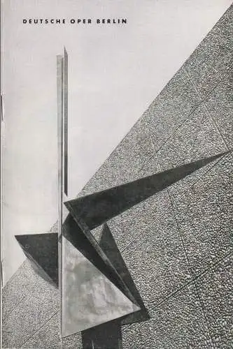Deutsche Oper Berlin: Programmheft Georges Bizet CARMEN 25. März 1963  Heft 1962 / 63 März. 
