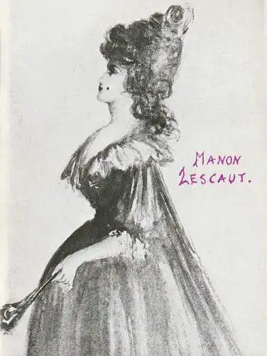 Württembergische Staatstheater, Klaus-Peter Kehr: Programmheft Giacomo Puccini MANON LESCAUT Württembergische Staatstheater 1985. 