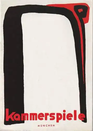 Münchner Kammerspiele, Hans Schweikart, Alfred Erich Sistig, Wolfgang Zimmermann, Hildegard Steinmetz (Szenenfotos): Programmheft William Shakespeare MACBETH Münchner Kammerspiele 1958. 