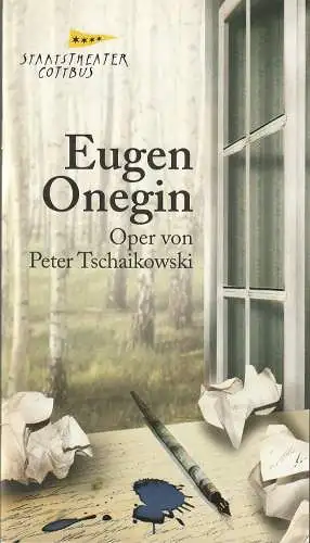 Staatstheater Cottbus, Martin Schüler, Carola Böhnisch, Andreas Klose, Marlies Kross (Probenfotos): Programmheft Peter Tschaikowski EUGEN ONEGIN Staatstheater Cottbus 2011 Heft 8. 