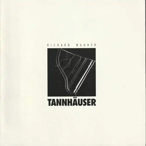 Sächsische Staatsoper Dresden, Semperoper, Christoph Albrecht, Werner Hintze, Ekkehard Walter: Programmheft Richard Wagner TANNHÄUSER Semperoper Dresden 2000. 