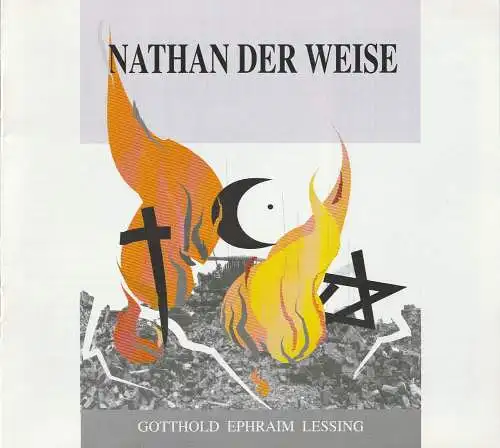Eduard-von-Winterstein-Theater Annaberg, Hans-Hermann Krug, Gudrun Müller, Silvia Giese: Programmheft Gotthold Ephraim Lessing NATHAN DER WEISE Annaberg 1996. 