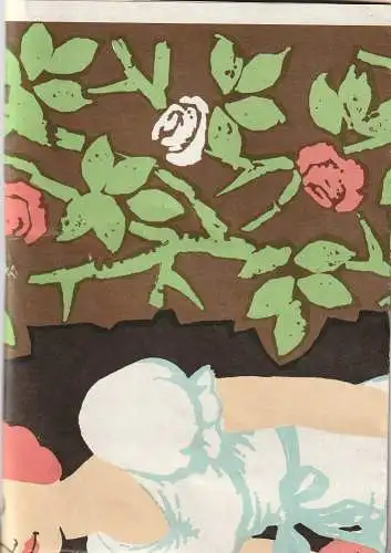 Eduard-von-Winterstein-Theater Annaberg, Lothar Sachs, Siegfried Gärtner: Programmheft Peter Ensikat DORNRÖSCHEN Eduard-von-Winterstein-Theater 1985. 