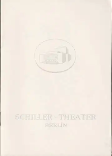 Schiller-Theater, Boleslaw Barlog, Albert Beßler: Programmheft Saul Levitt DER ANDERSONVILLE-PROZESS Spielzeit 1960 / 61 Heft 99. 