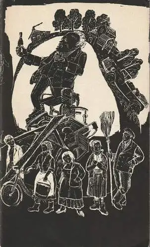 Städtische Theater Karl-Marx-Stadt, Gerhard Meyer, Volkmar Leimert, Ilona Langer: Programmheft  Paul Dessau PUNTILA Theater Karl-Marx-Stadt 1969. 