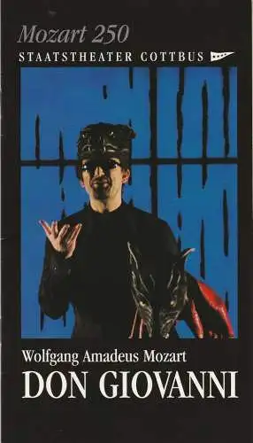 Staatstheater Cottbus, Martin Schüler, Carola Böhnisch, Marlies Kross ( Fotos ): Programmheft Wolfgang Amadeus Mozart DON GIOVANNI Premiere 14. Mai 2005 Spielzeit 2004 / 2005 Nr. 14. 